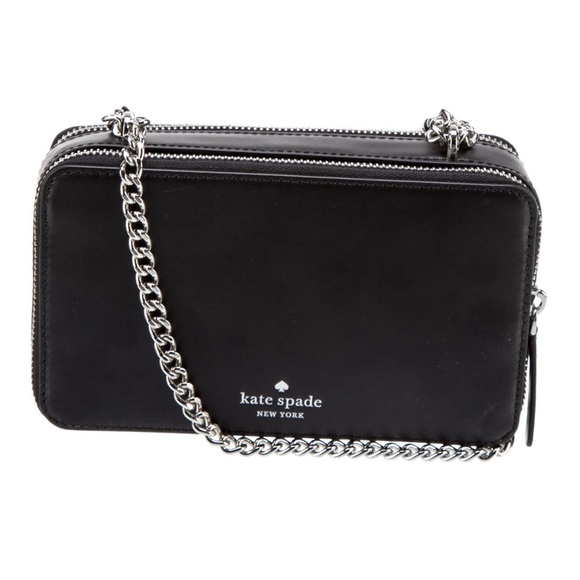 SOLD………Kate Spade Frosty Penguin Double Zip Leather Convertible Shoulder - Picture 4 of 13